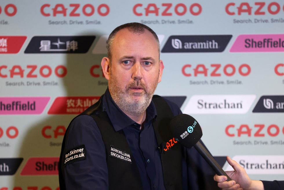 Mark Williams also doesn't know whether he will be back at the Crucible