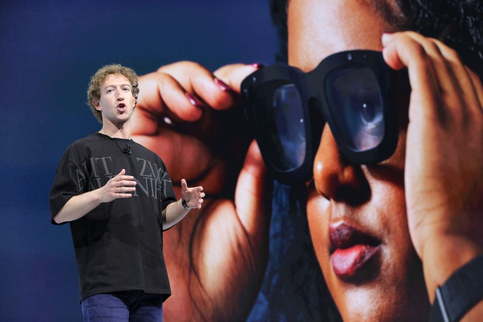 mark zuckerberg on stage speaking at the Meta Connect annual event