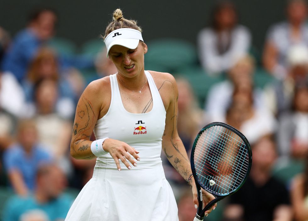 Marketa Vondrousova has been knocked out of Wimbledon