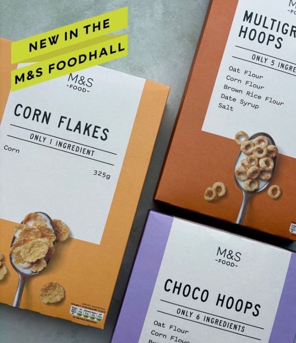 MARKS AND SPENCER CEREAL