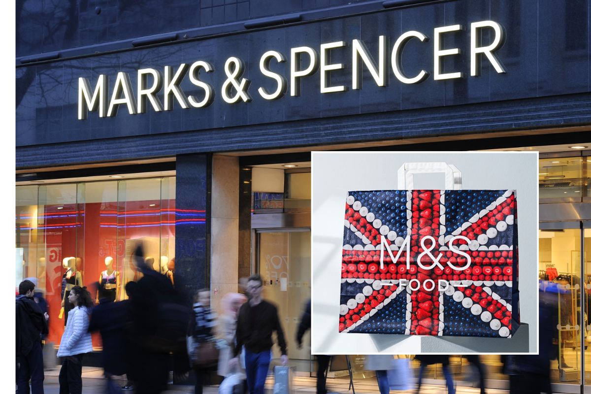 Marks and Spencer paper bags 