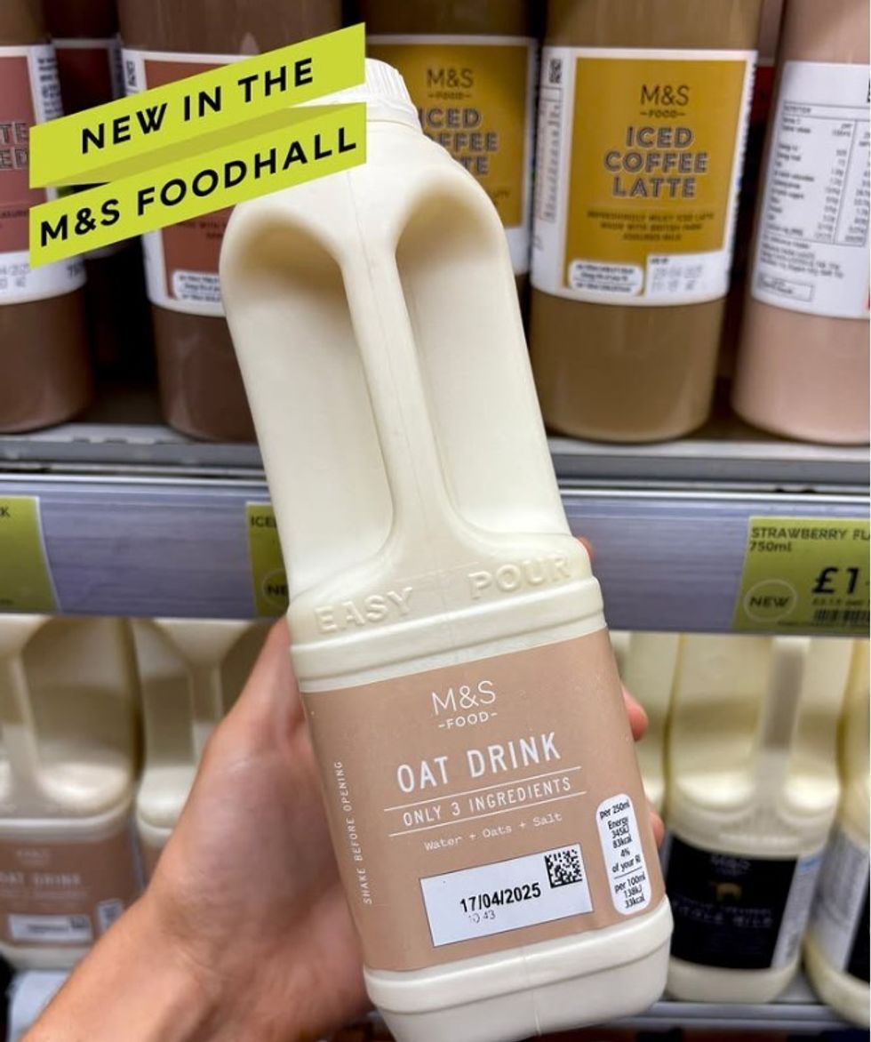 Marks and Spencer's oat milk