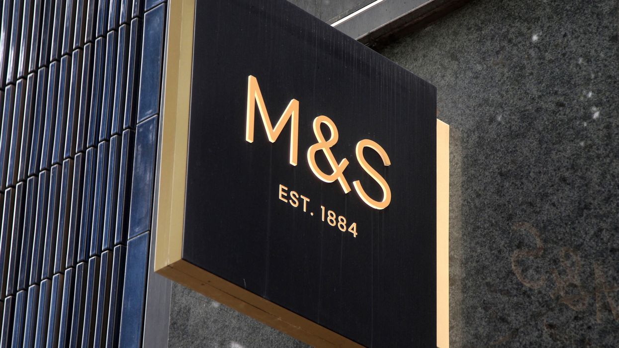 Marks and Spencer sign