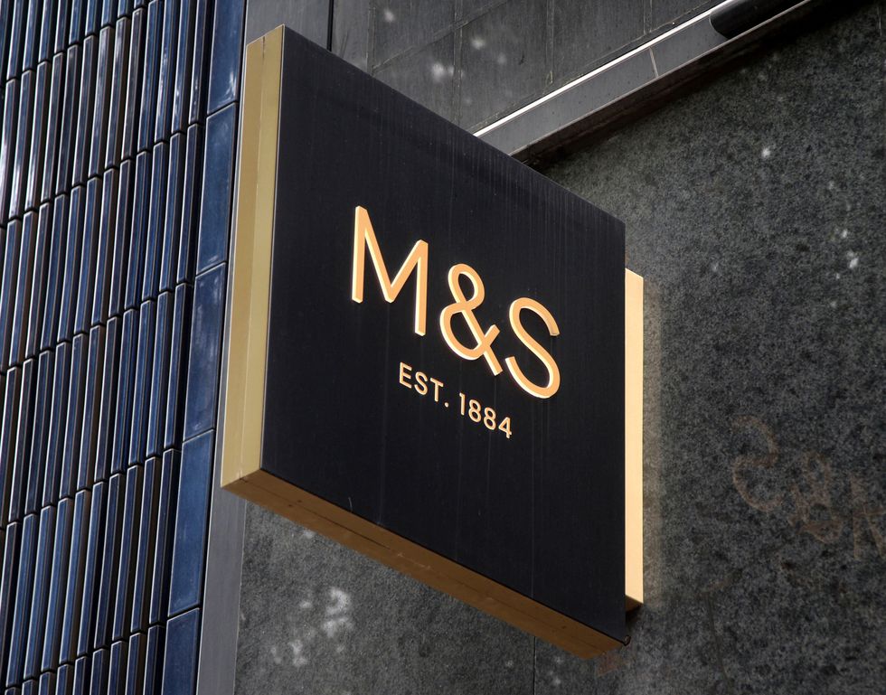 Marks and Spencer sign