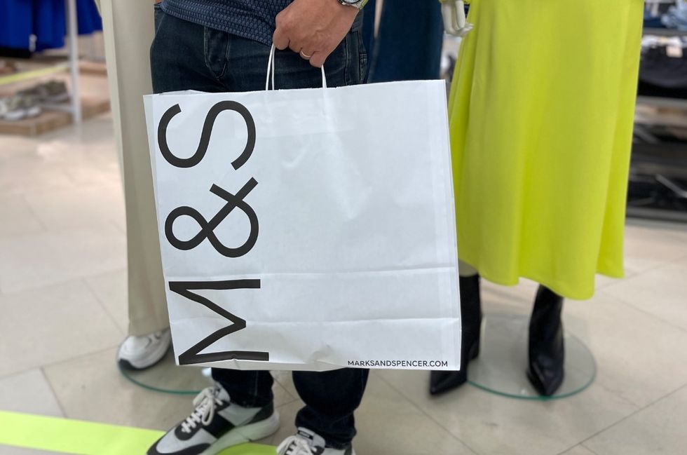 Marks & Spencer paper bag