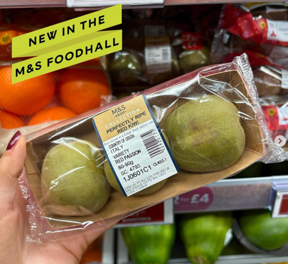 Marks & Spencer red kiwi