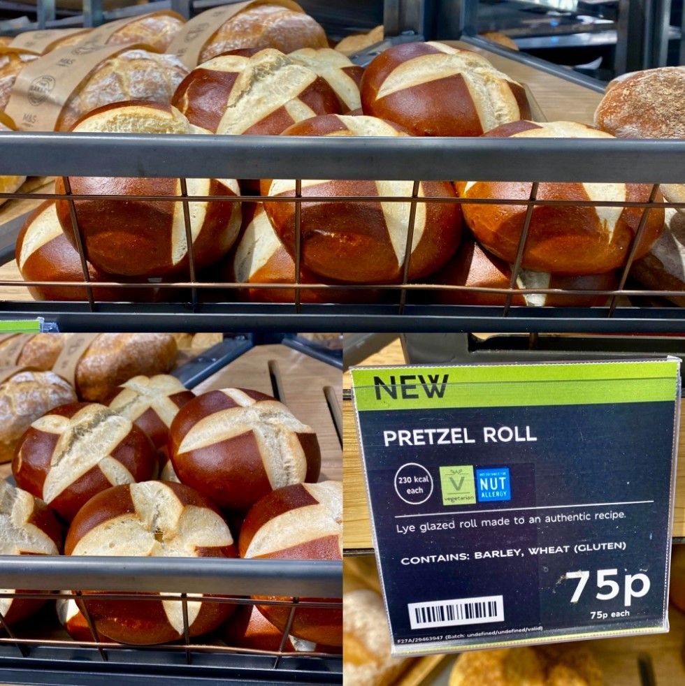 Marks & Spencer's Pretzel Roll