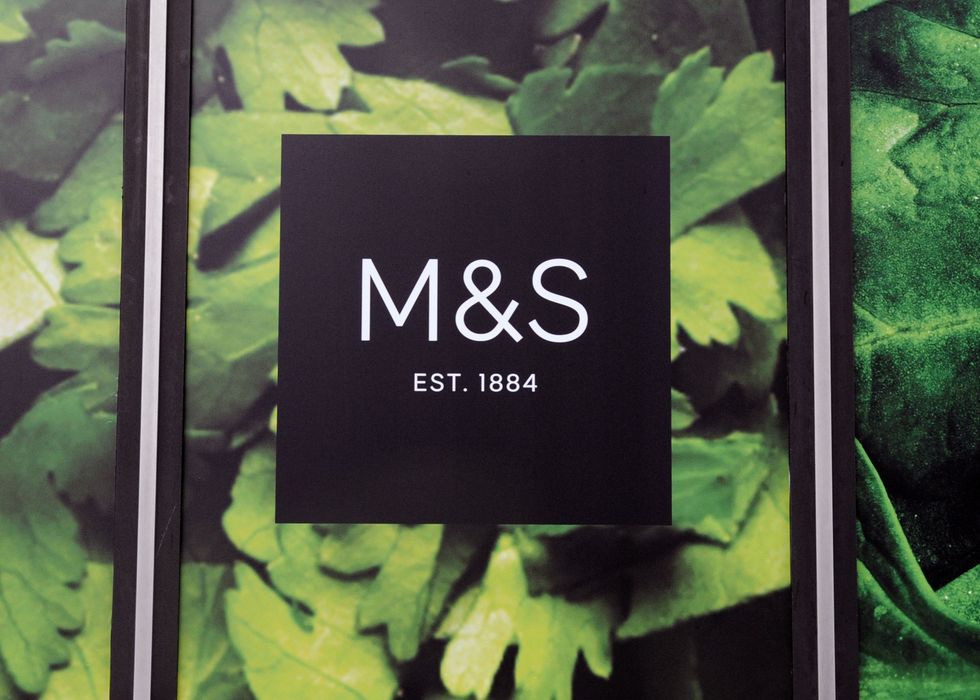 Marks & Spencer sign