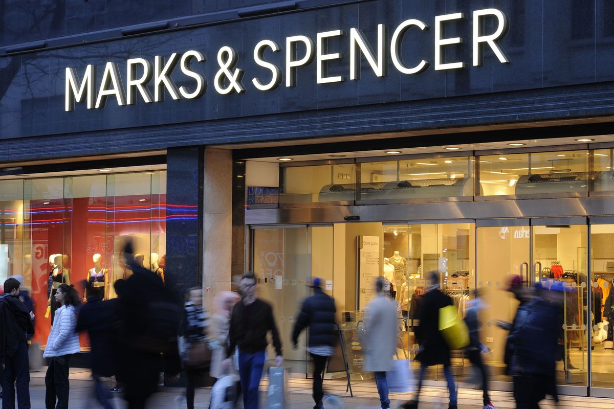 Marks & Spencer store on Oxford Street in London