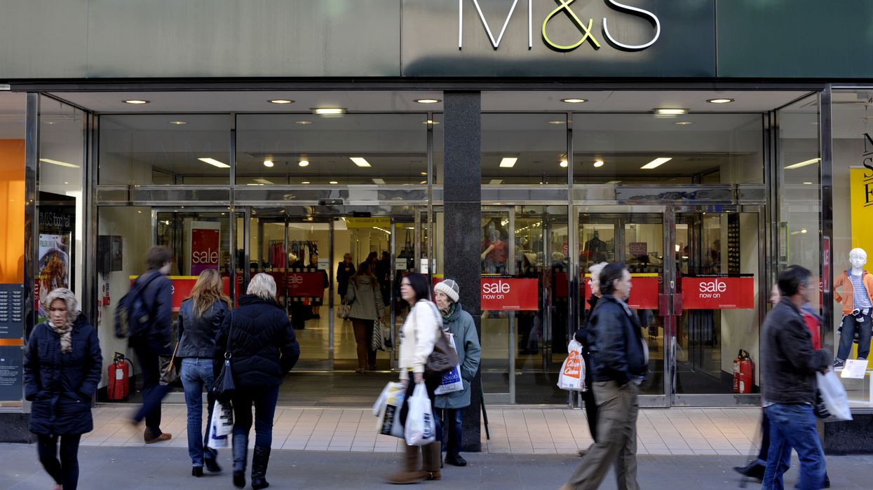 Marks & Spencer store outside