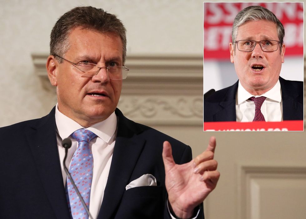 Maros Sefcovic/Keir Starmer