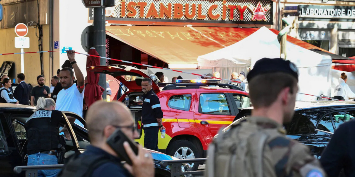 NextImg:Tunisian knifeman shot dead after 'stabbing five people' in Marseille rampage