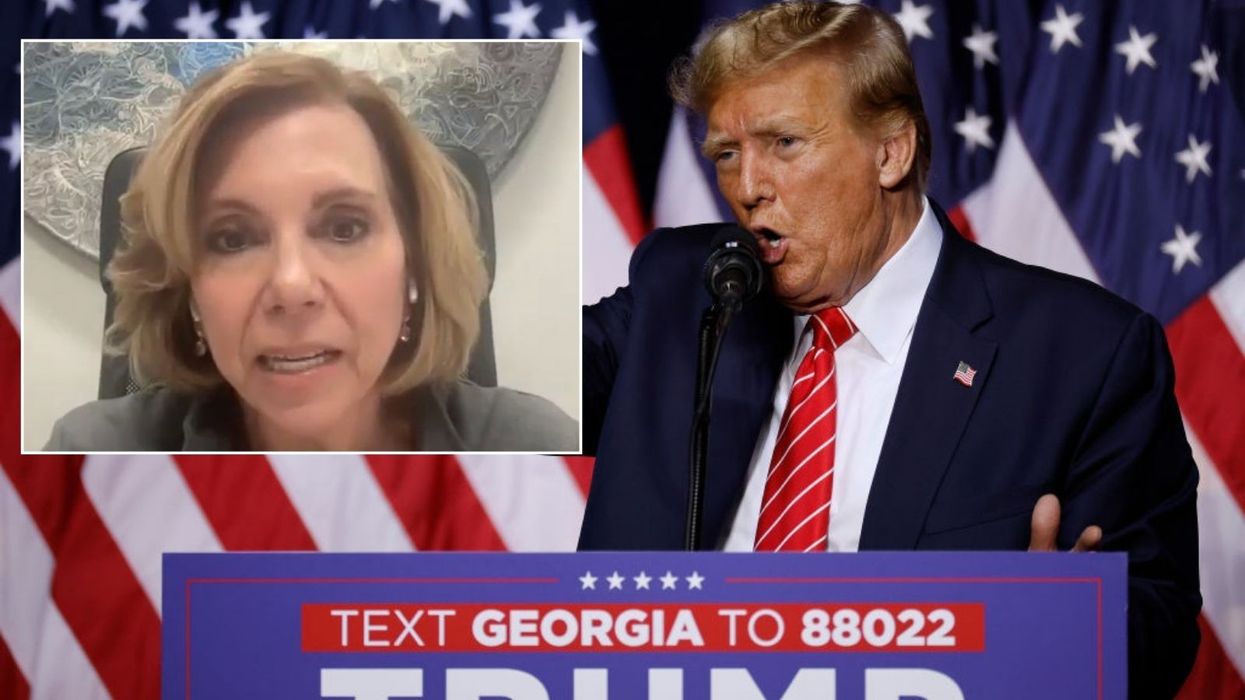 Martha Zoller and Donald Trump