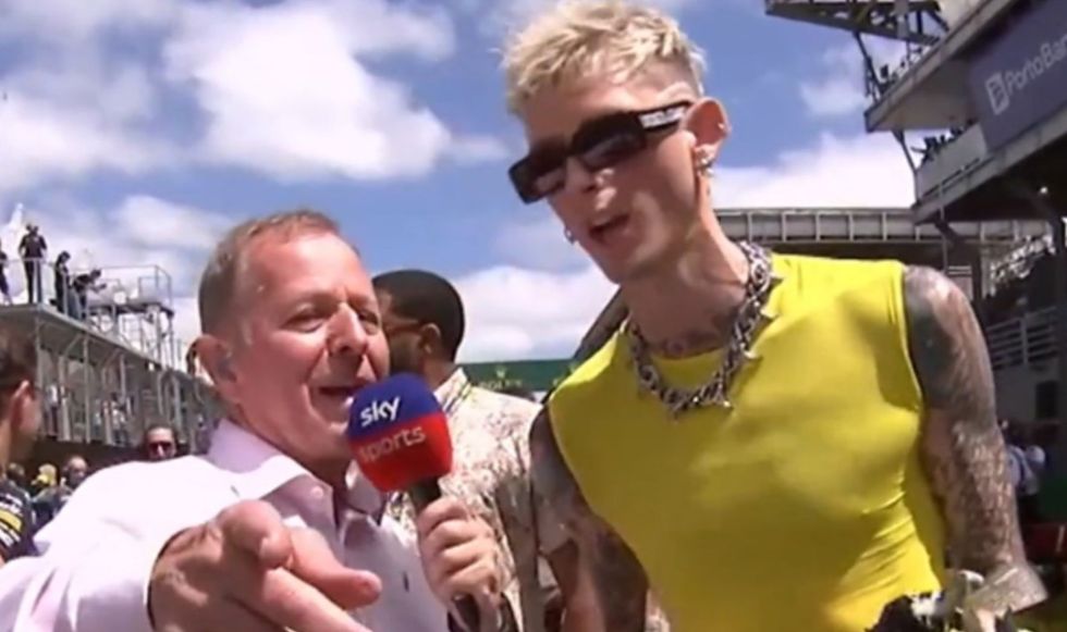 Martin Brundle Machine Gun Kelly