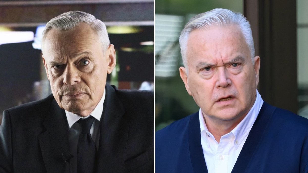 Martin Clunes and Huw Edwards