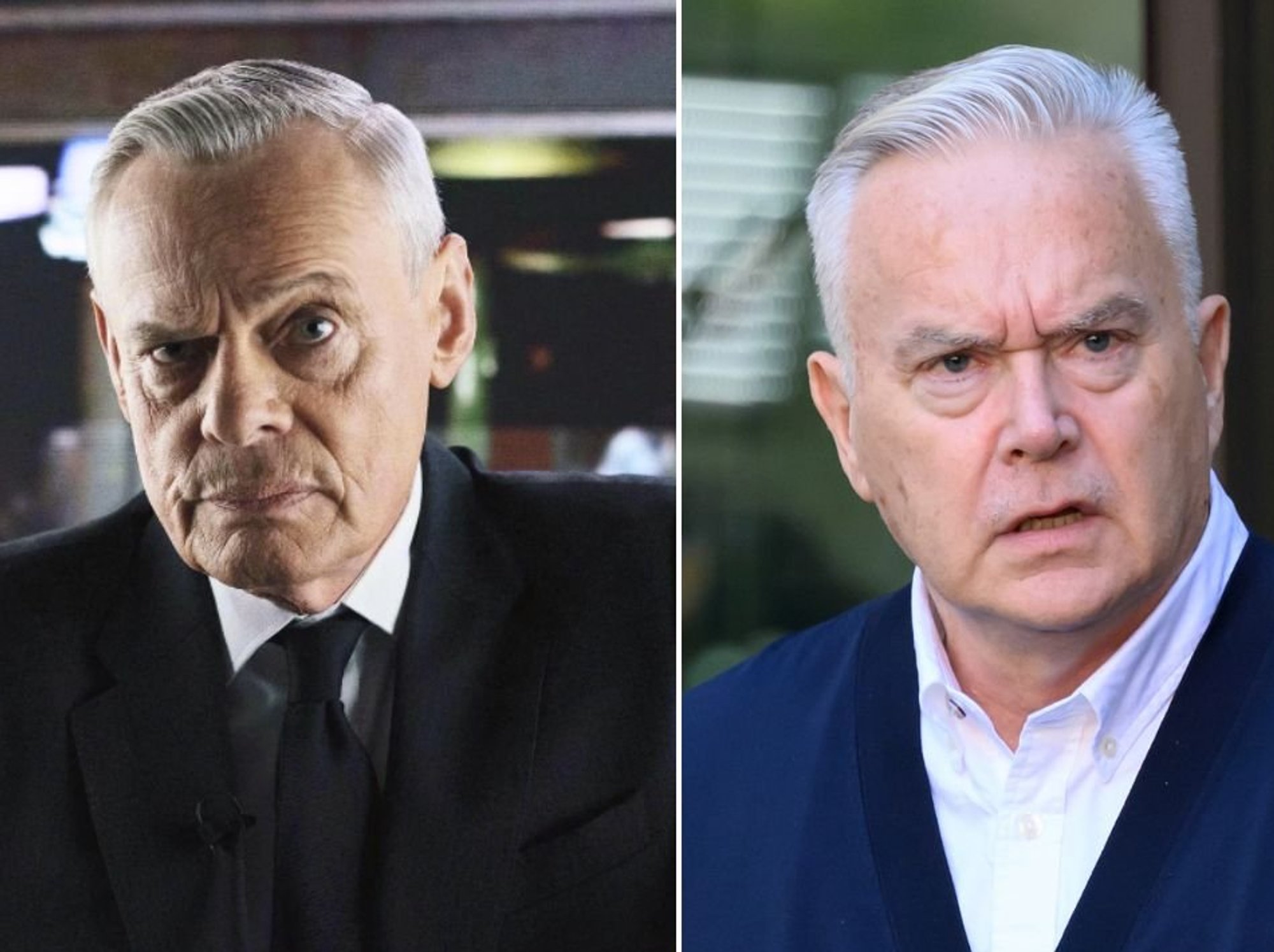 Martin Clunes and Huw Edwards