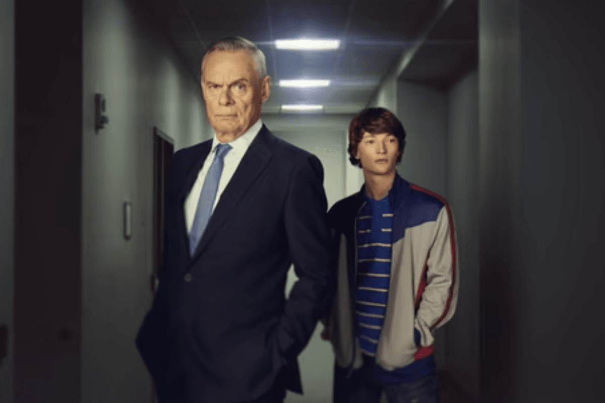 Martin Clunes and Osian Morgan