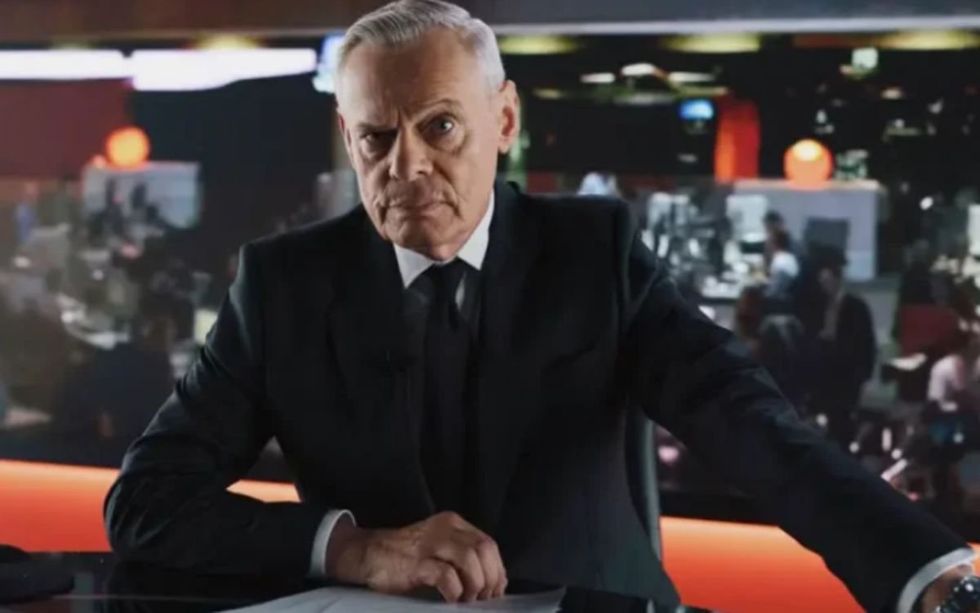 Martin Clunes as Huw Edwards