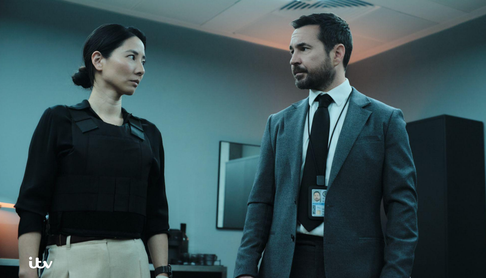 Martin Compston and Jing Lusi