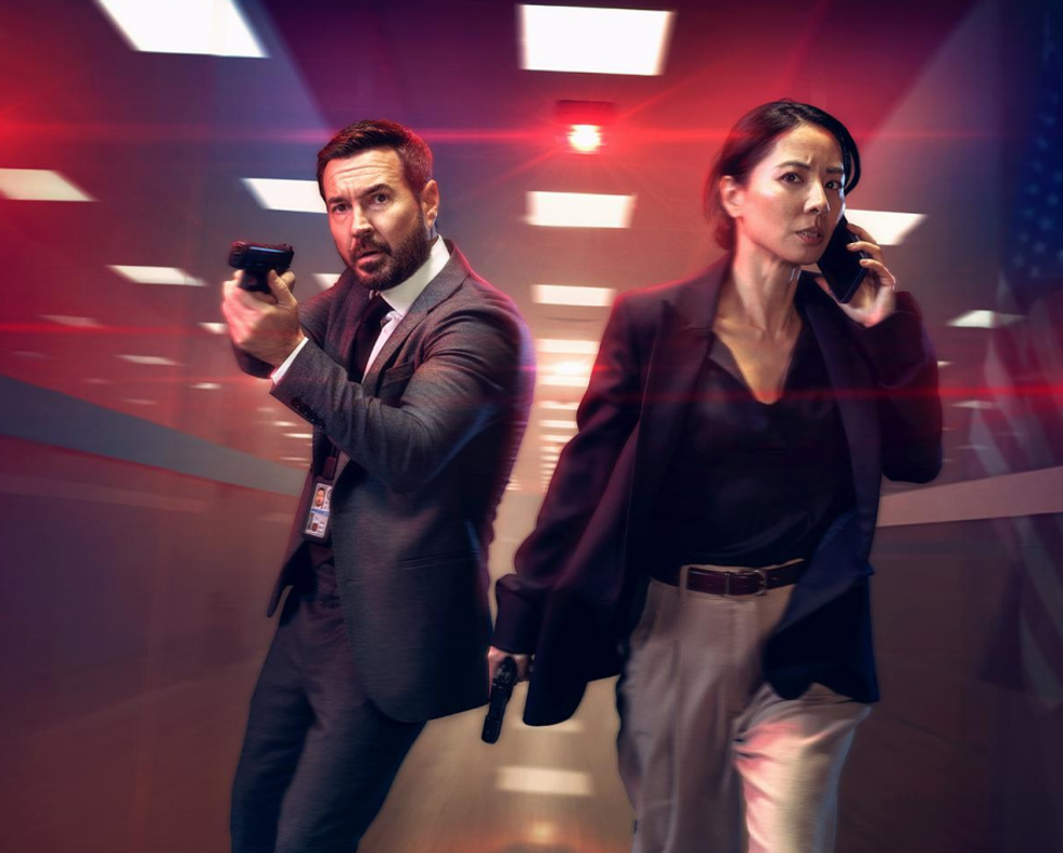 Martin Compston and Jing Lusi