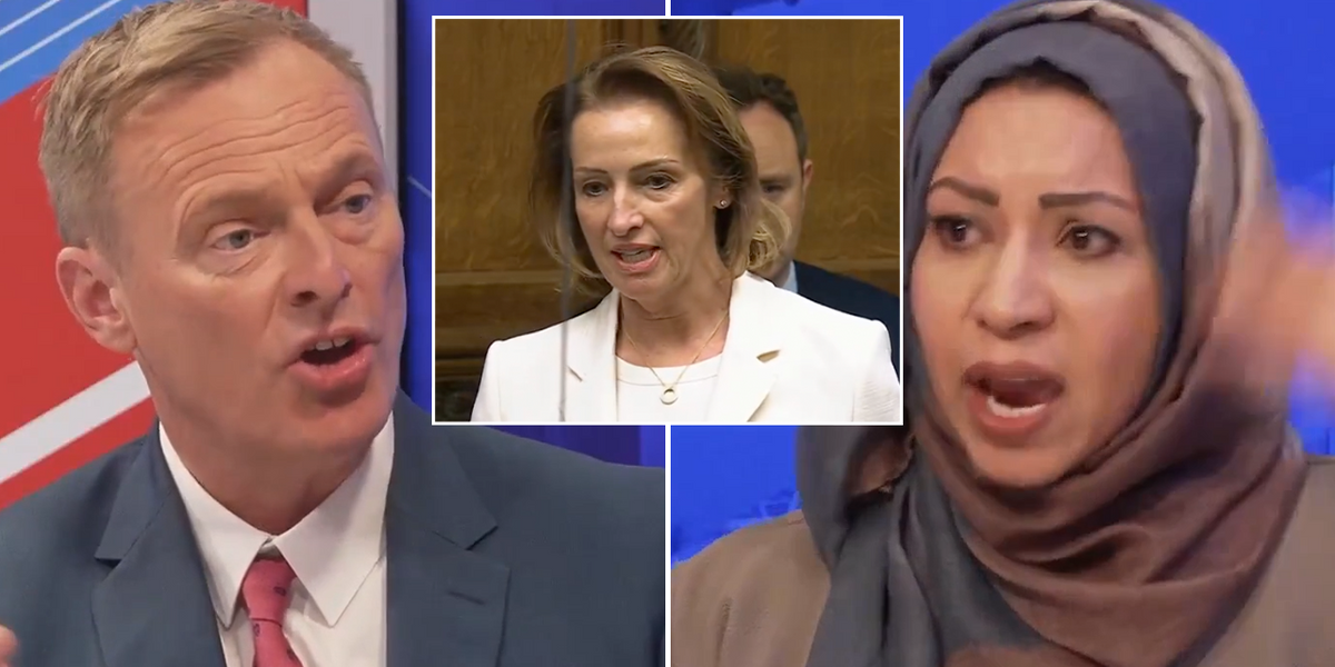 NextImg:Huge Burqa row erupts on GB News as guest accuses Sarah Pochin of RACISM for demanding ban