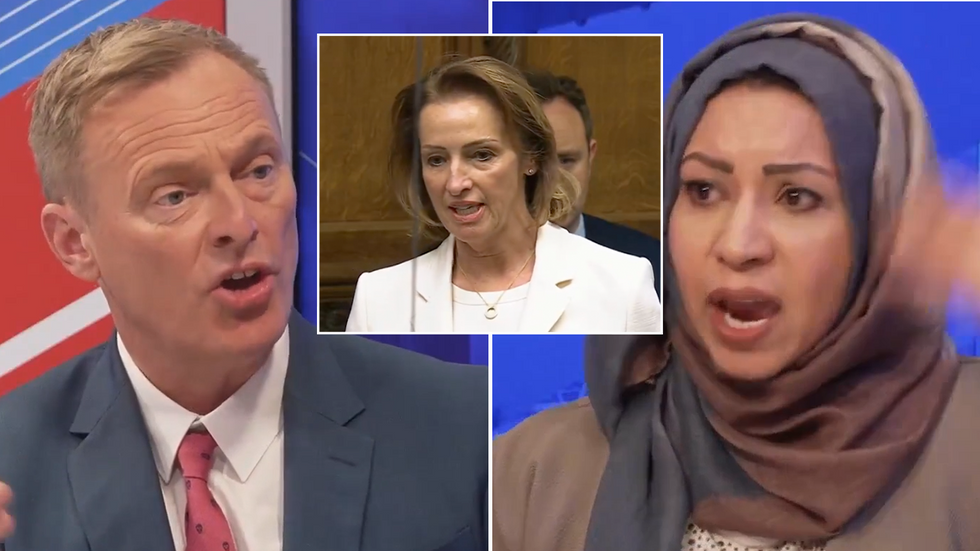 Martin Daubney, Fahima Mahomed and an inset image of Sarah Pochin