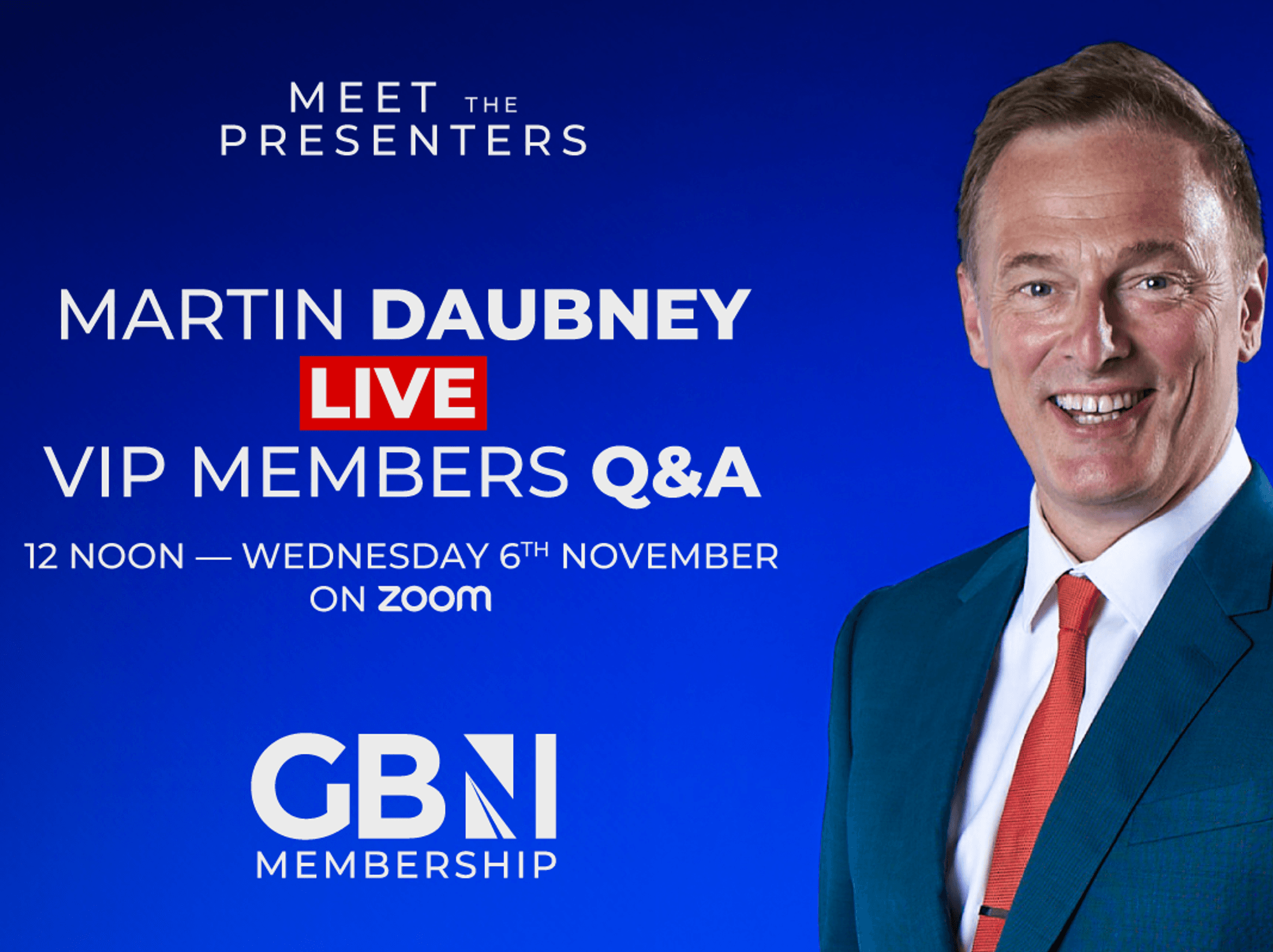 Martin Daubney in Meet the Presenters imagery