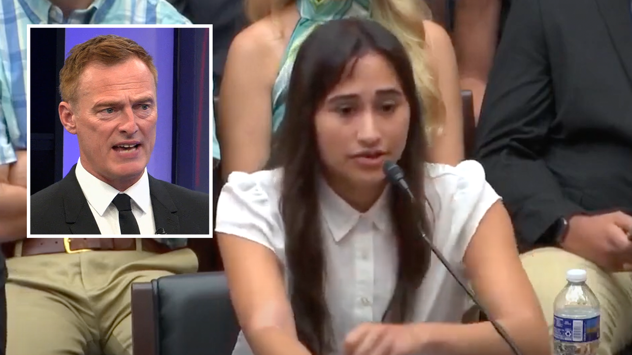 Martin Daubney (left) and Chloe Cole (right)