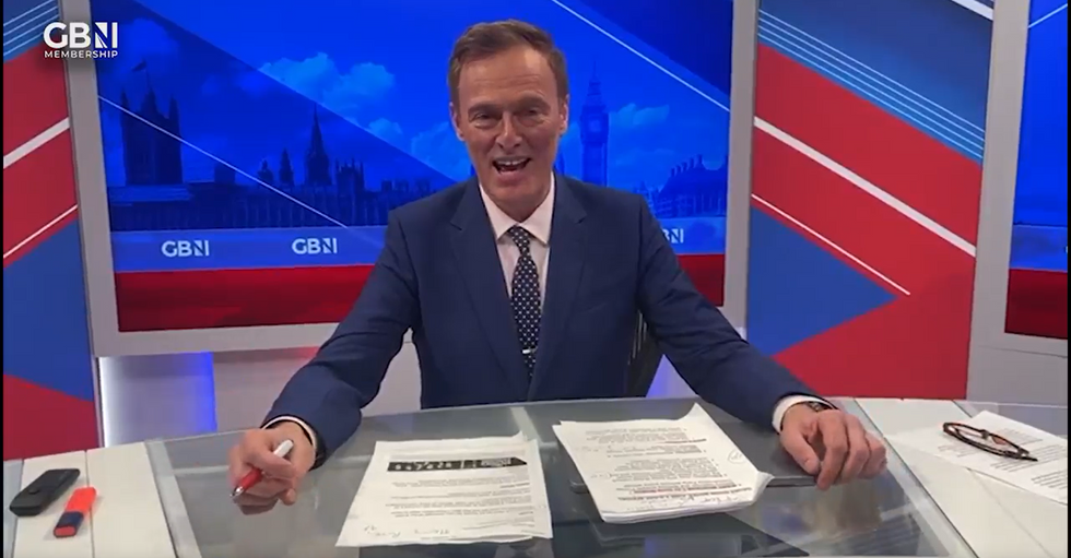 Martin Daubney sends message to GB News members in behind the scenes video