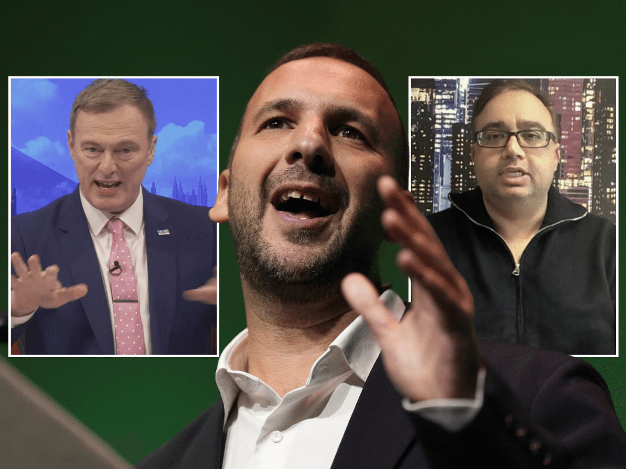 Martin Daubney; Zack Polanski; Shoaib Khan