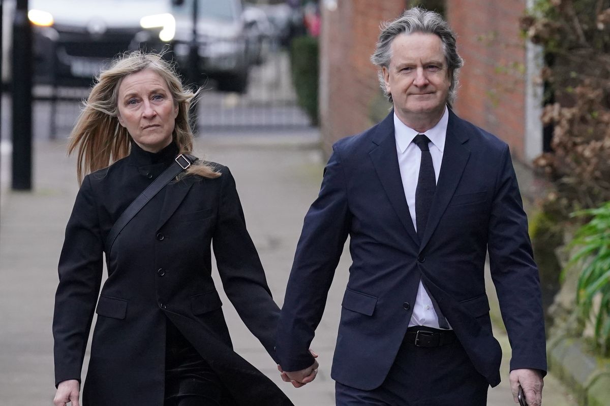 Martin Frizell and Fiona Phillips