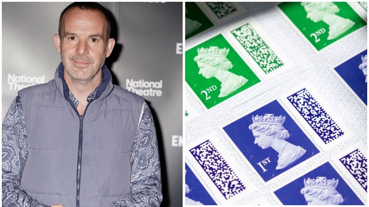 Martin Lewis and First class stamps collage