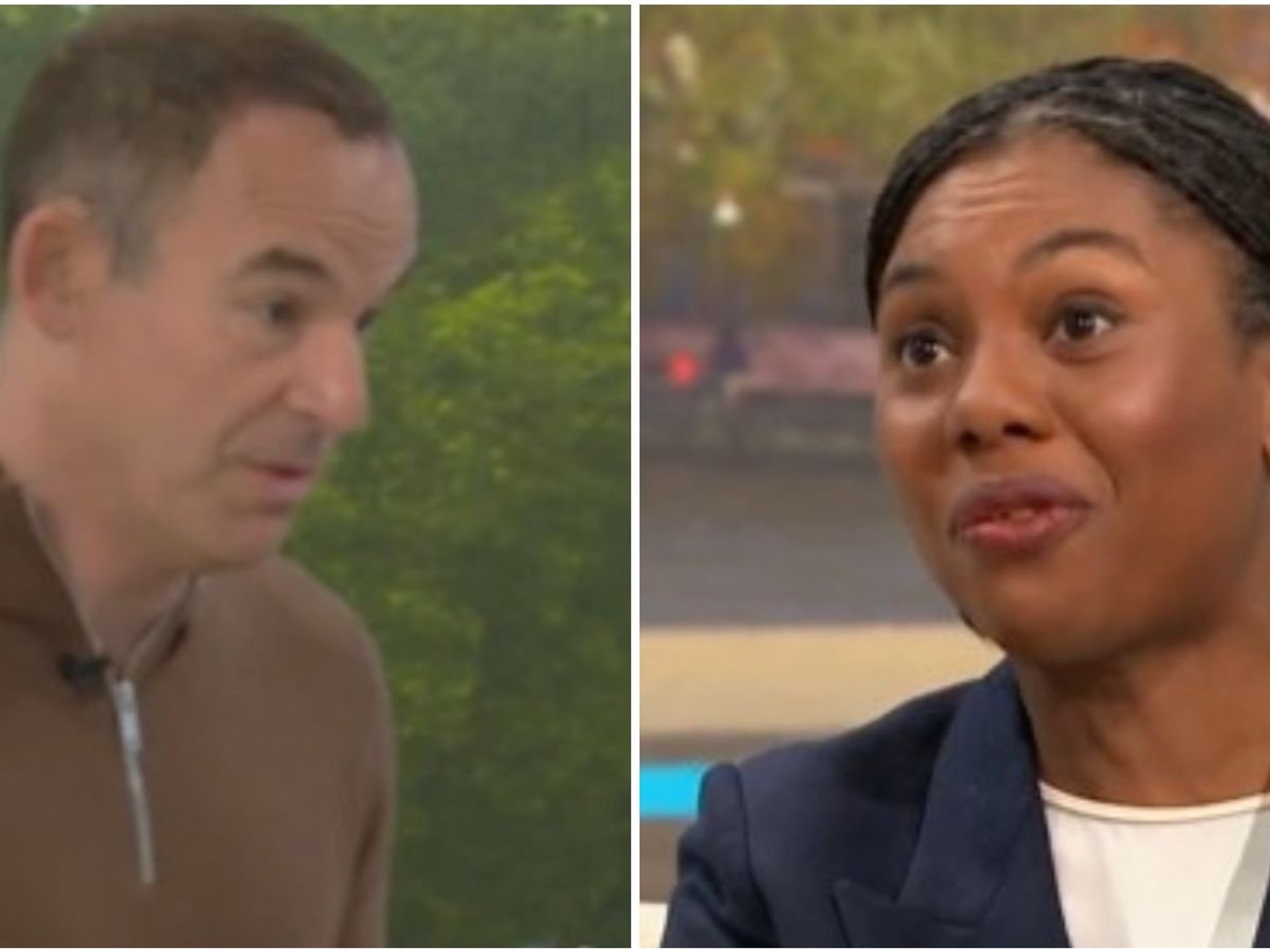 Martin Lewis and Kemi Badenoch