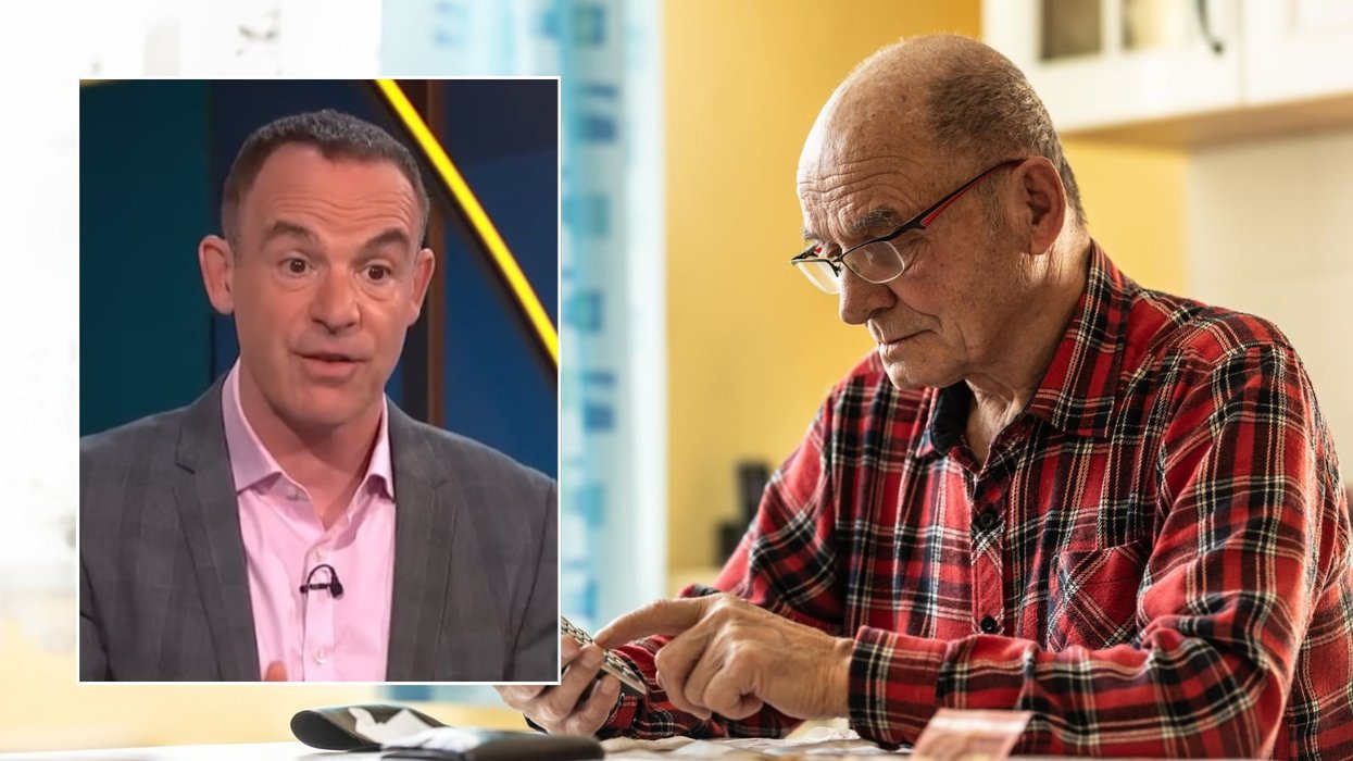 Martin Lewis and man on phone