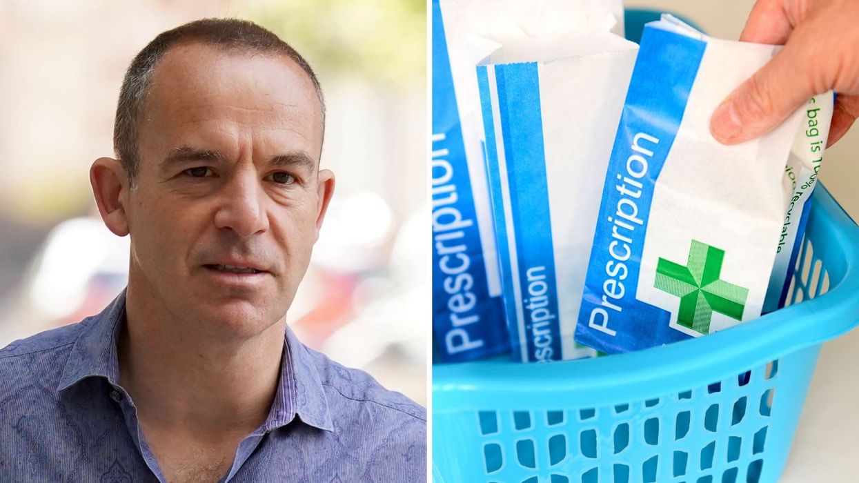 Martin Lewis and NHS prescriptions in basket