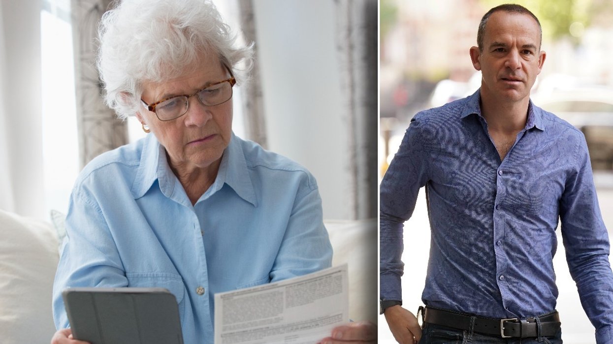 Martin Lewis and pensioner