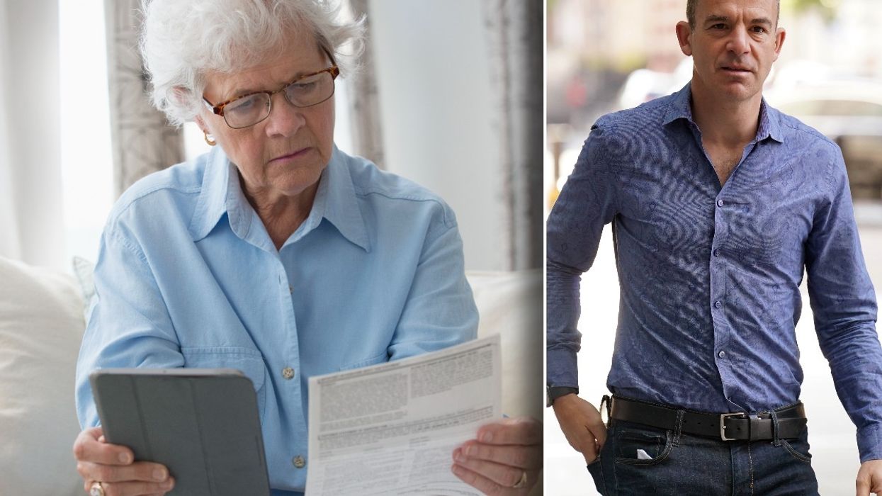 Martin Lewis and pensioner