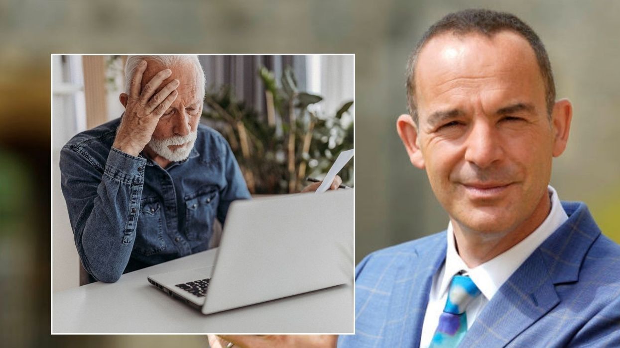 Martin Lewis and pensioner