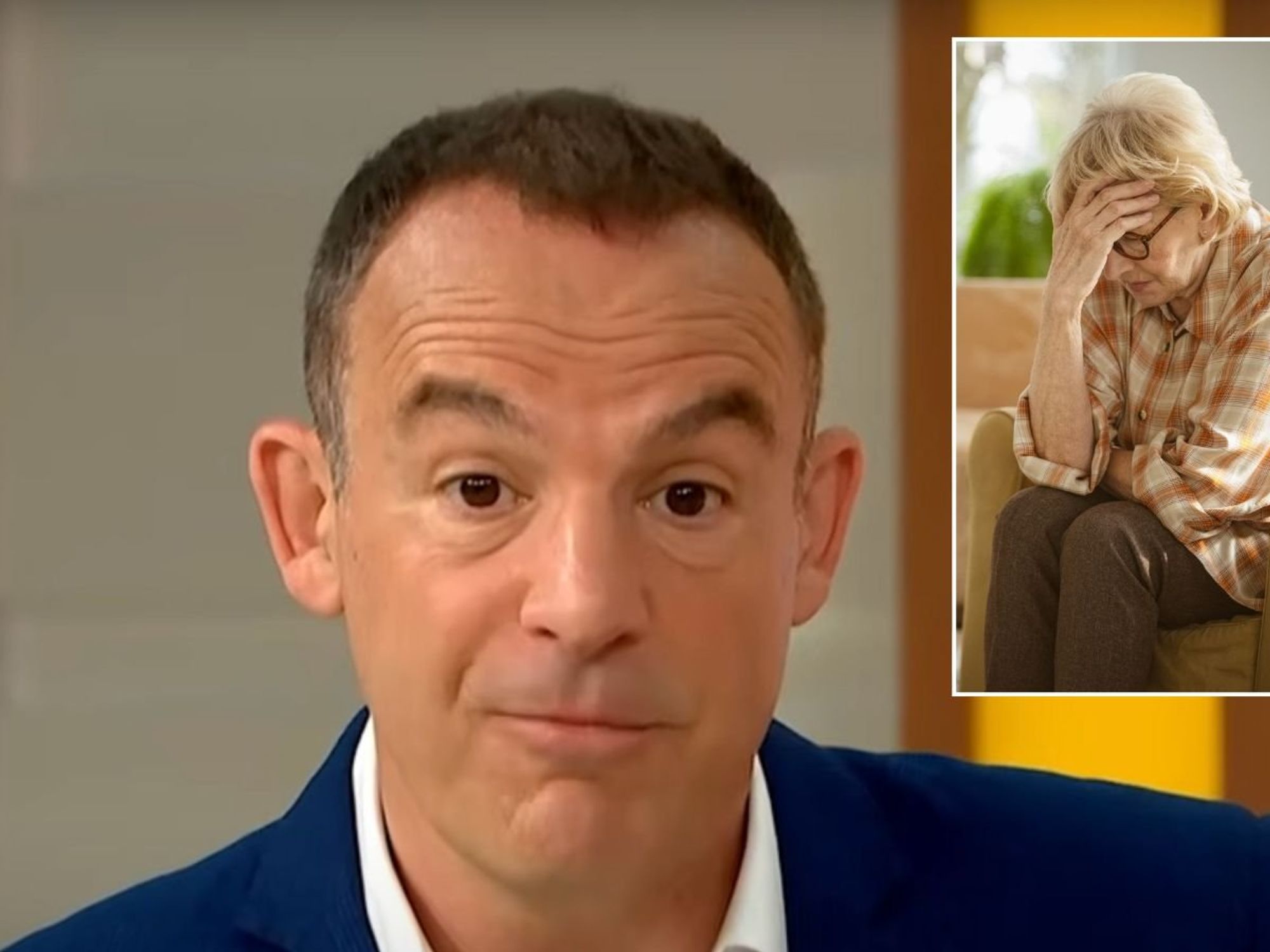 Martin Lewis and pensioner