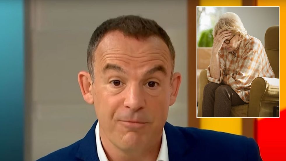 Martin Lewis and pensioner