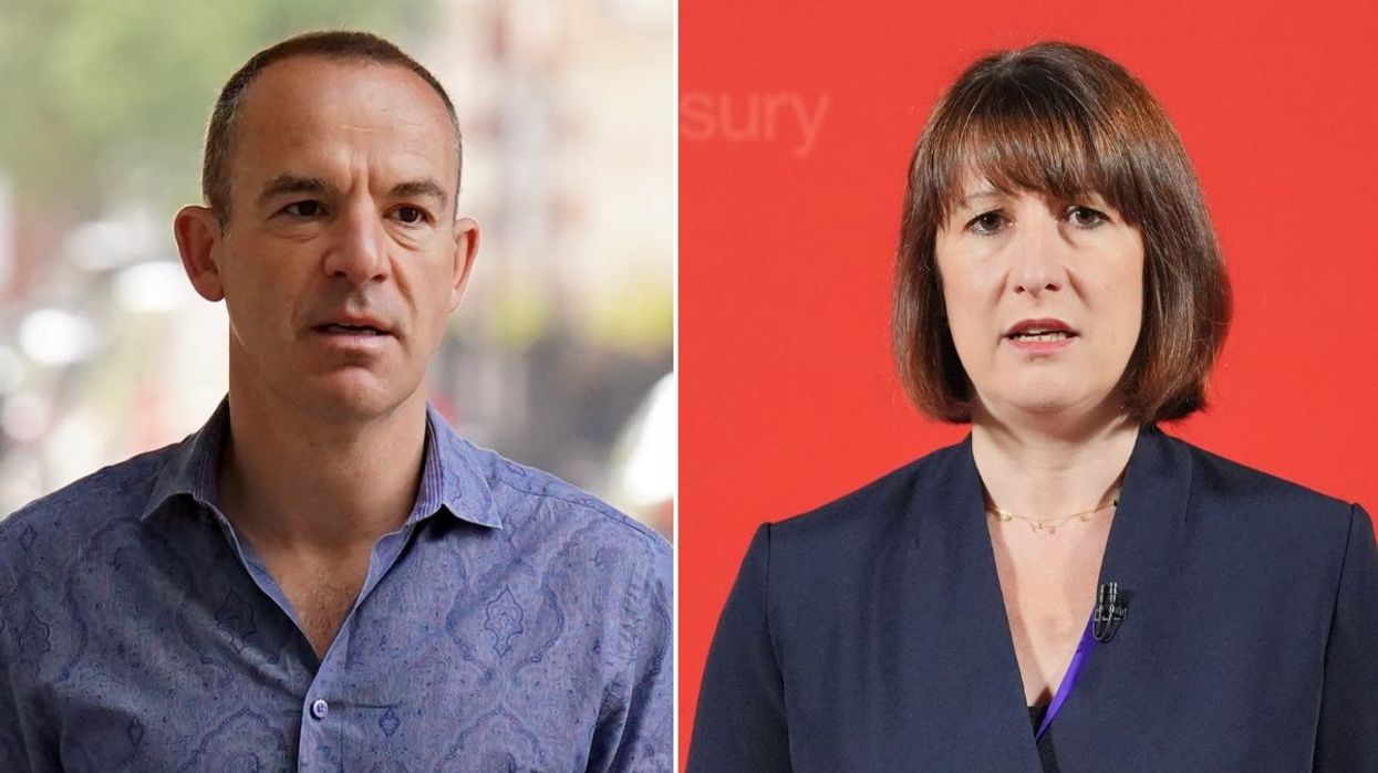 Martin Lewis and Rachel Reeves