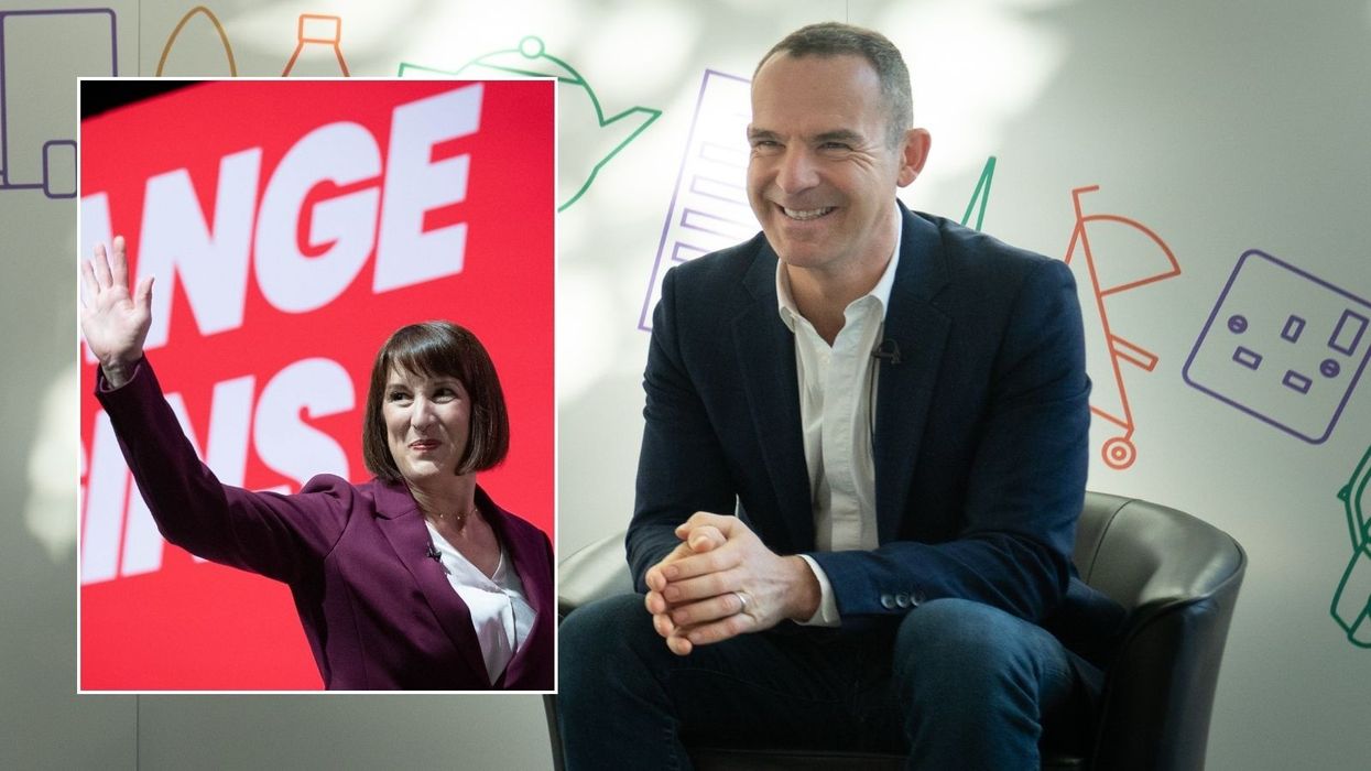 Martin Lewis and Rachel Reeves