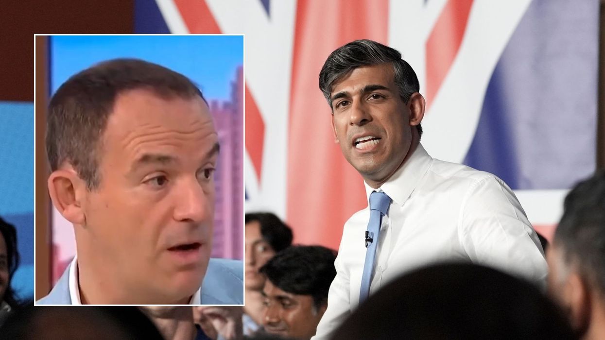 Martin Lewis and Rishi Sunak