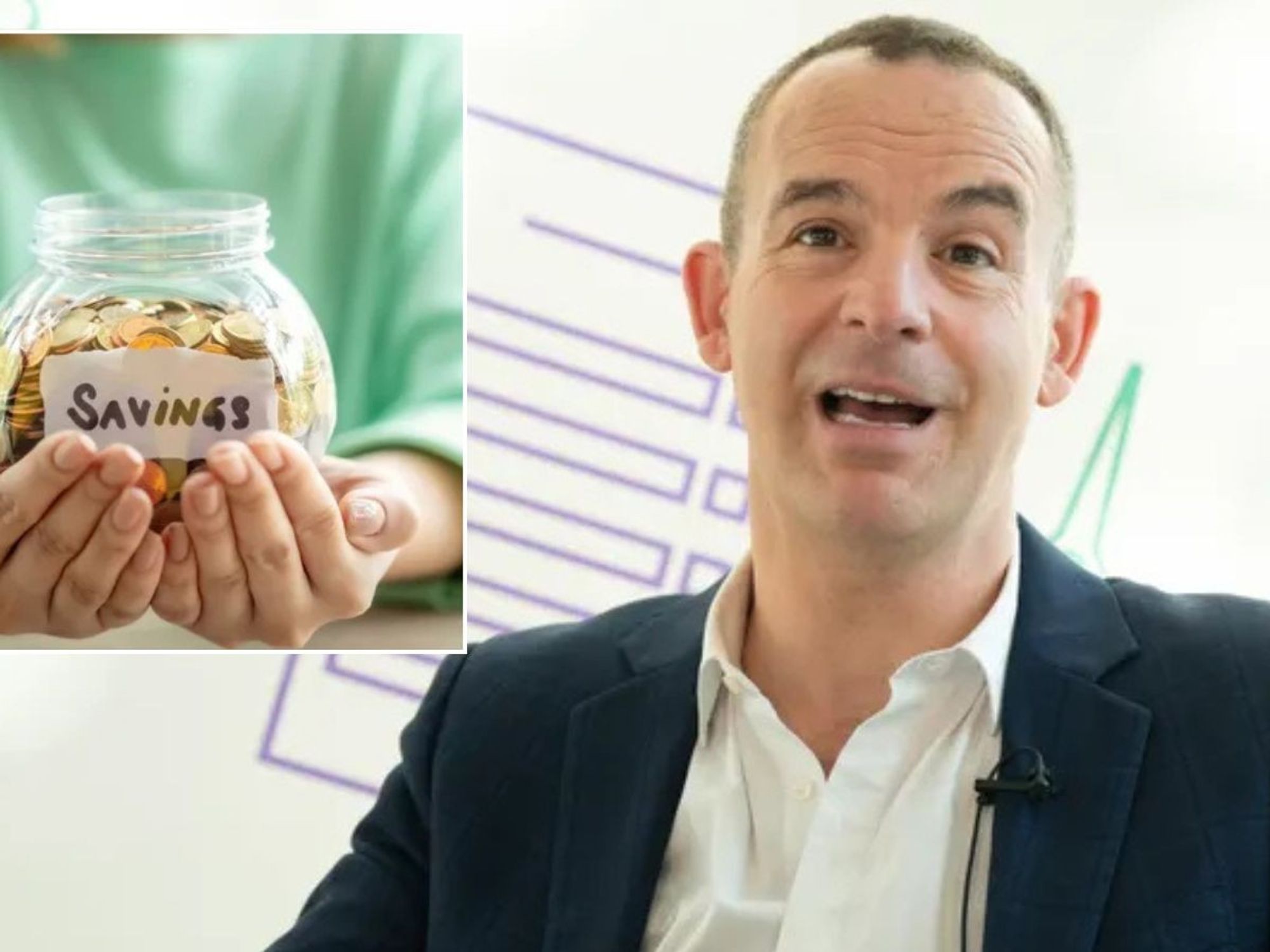Martin Lewis and savings pot
