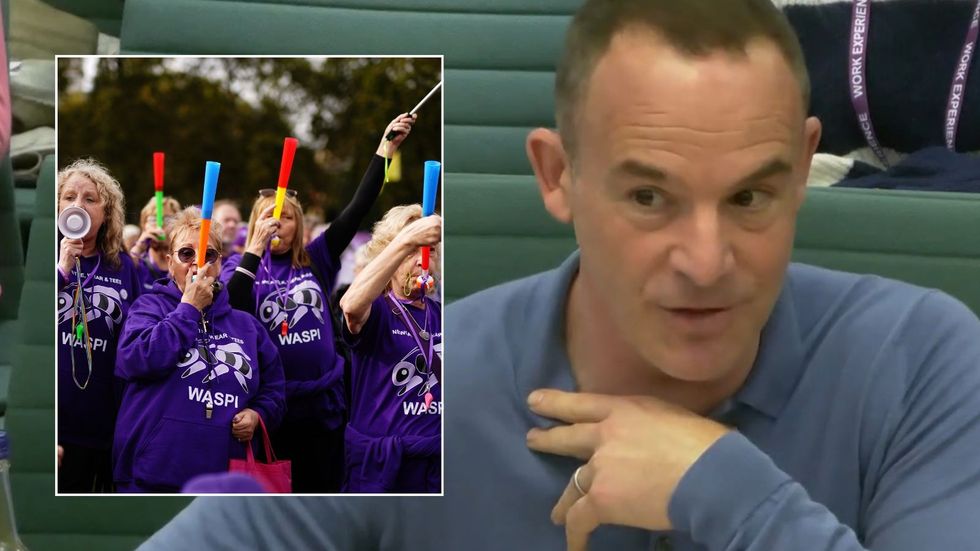 Martin Lewis and Waspi campaigners