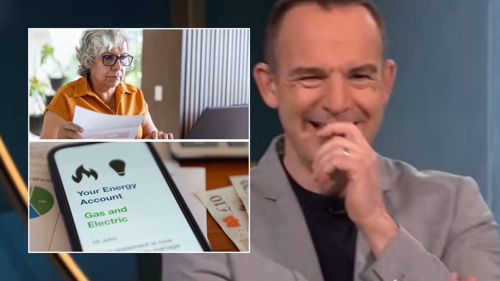 Martin Lewis, energy bull and woman on laptop