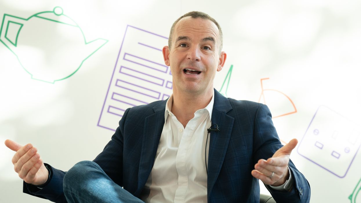 Martin Lewis speaks about money matters in pictures