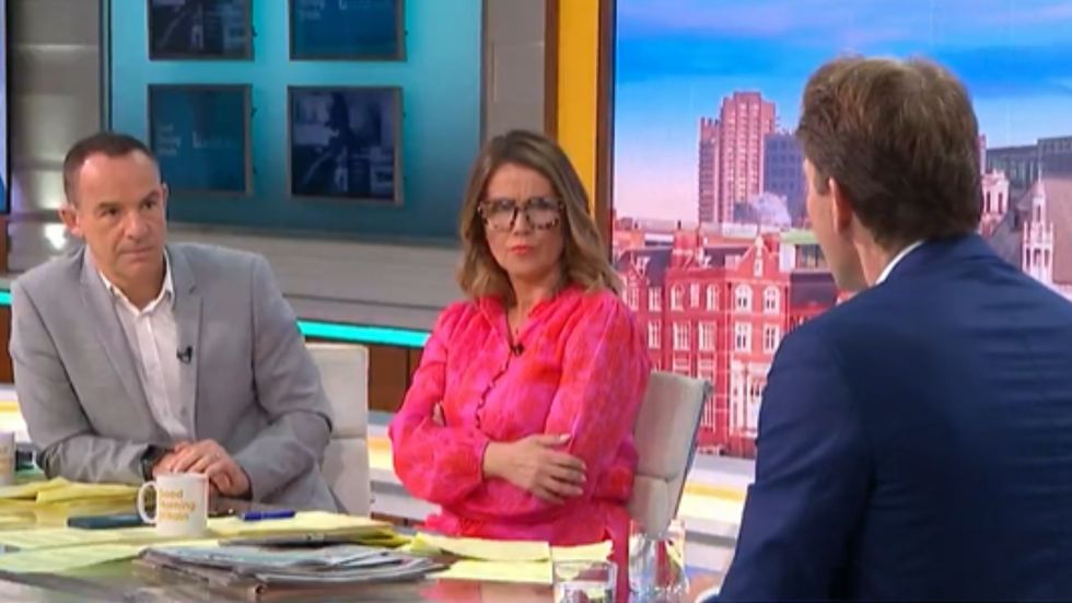 Martin Lewis, Susanna Reid and Richard Tice