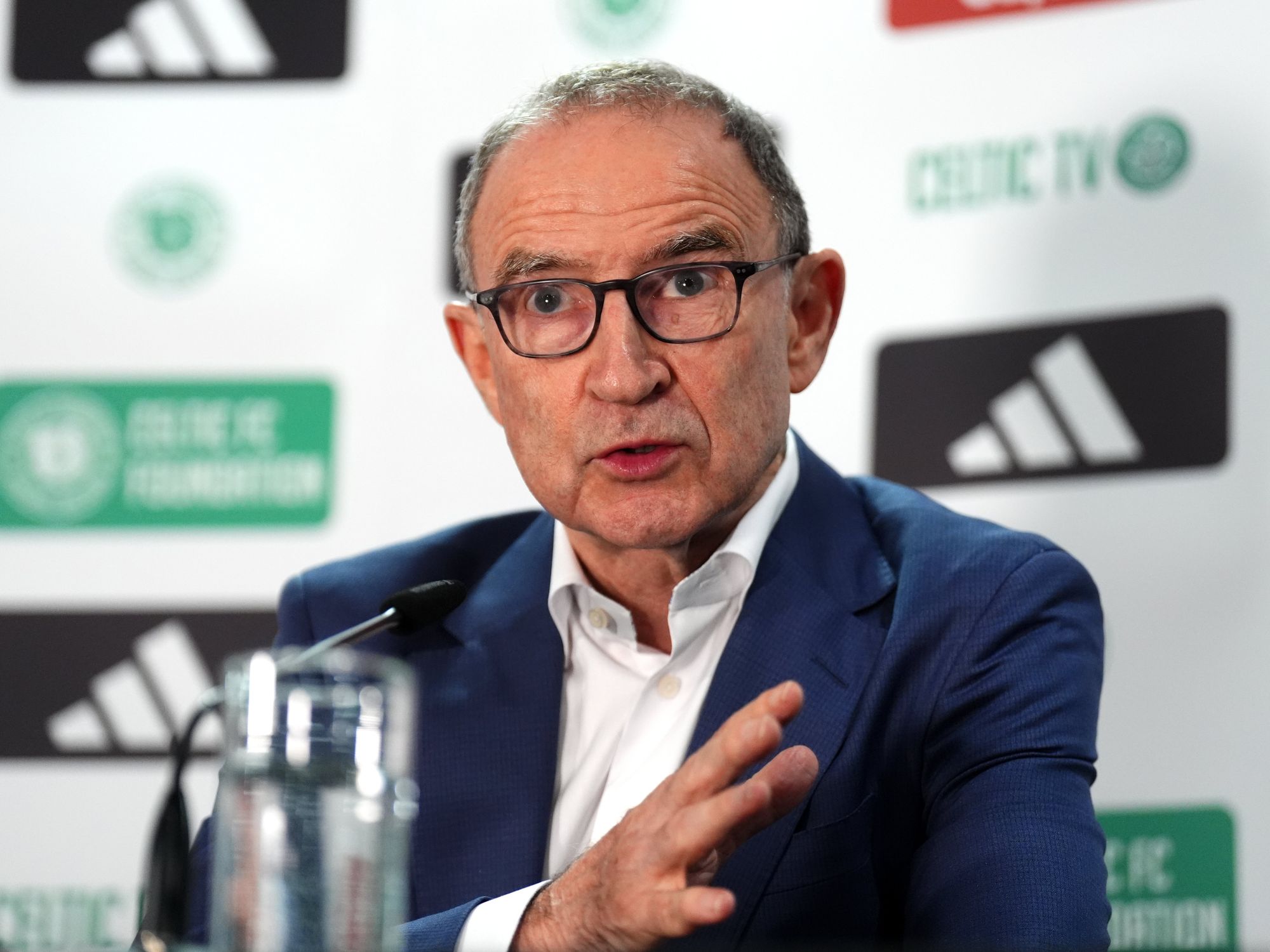 Martin O'Neill was in interim charge of Celtic
