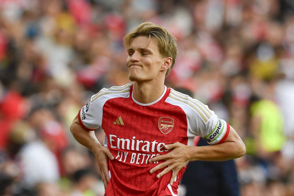 Martin Odegaard was left disappointed